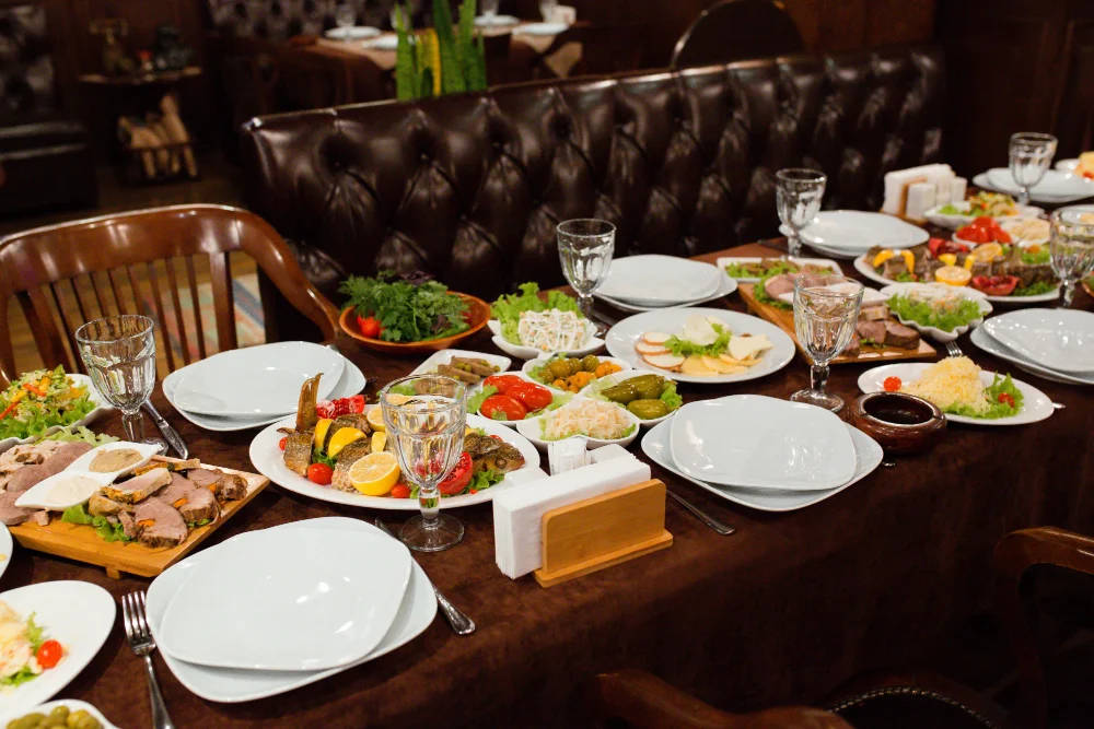 dinner party dishes