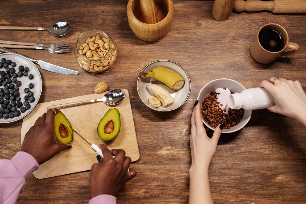 healthy breakfast prep