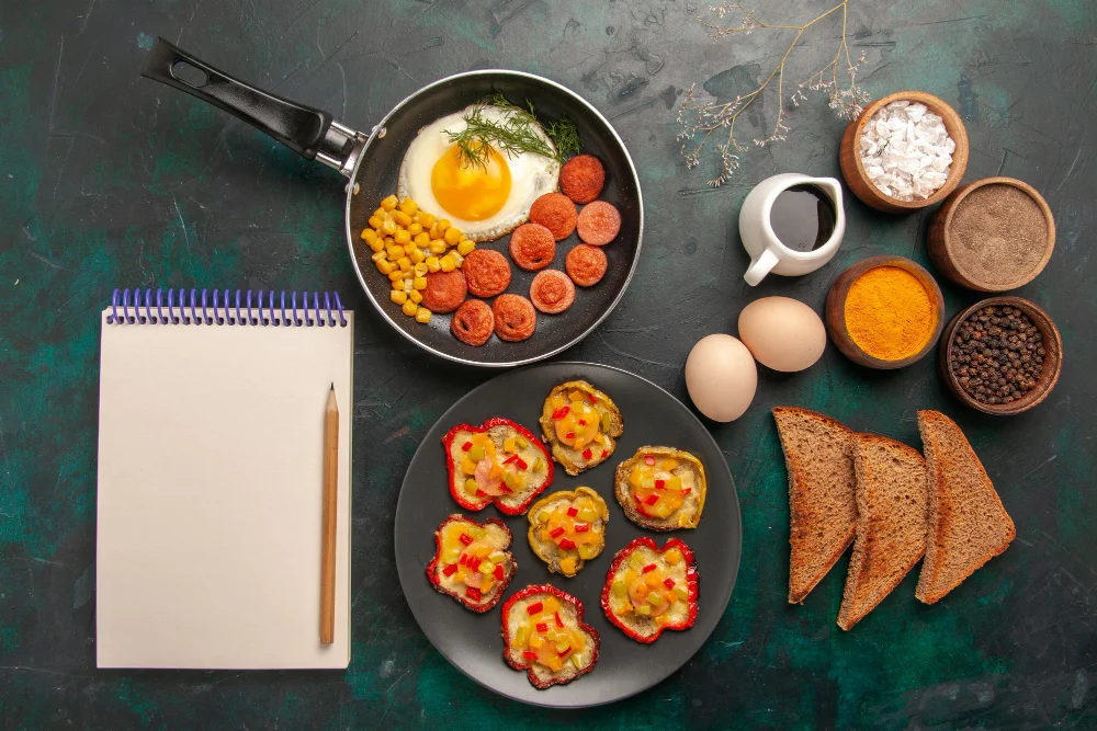 breakfast food prep