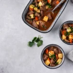 Delicious goulash ready for dinner