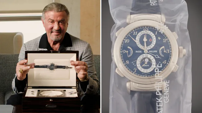 sylvester stallone patek philippe auction